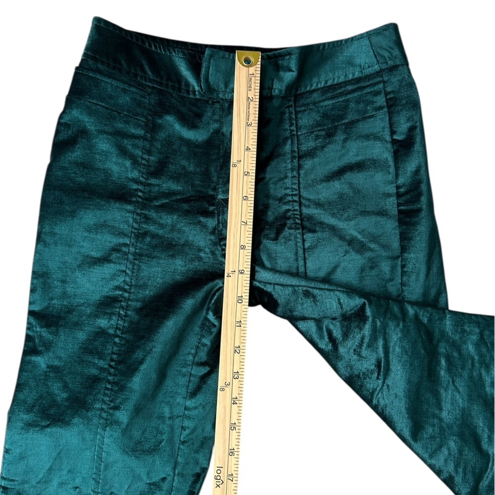Free People Walk With You Velvet Flare Pants Emerald Green 70s Boho, Size 0 - Picture 8 of 13